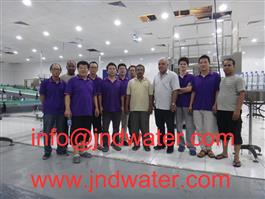 Shenzhen J&D Drinking Water install 15000bph Complete Water Line in Saudi Arabia